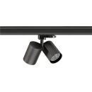 SLV 1011765 BIMA 2.0 3~ Spot DOUBLE QPAR51 2 x 10 W Schwarz