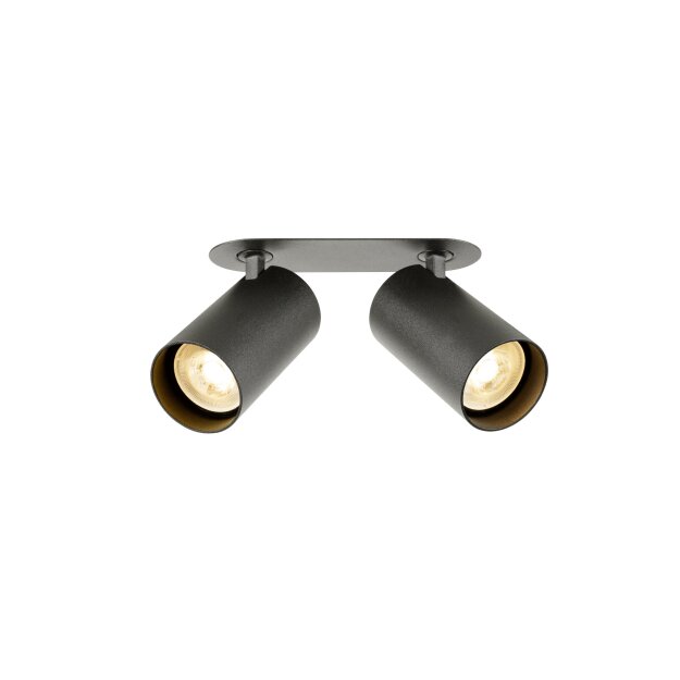 SLV 1011901 ENOLA 2.0 M RL DOUBLE QPAR51 Deckeneinbauleuchte 2 x 10 W Schwarz
