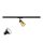 SLV 1012063 PURI 2.0 LAMP SET Dome 1~ Spot INKL. PAR16 GU10 3000 K GU10 1 x 6 W PHASE 38° Schwarz / Goldfarben