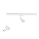 SLV 1012072 PURI 2.0 LAMP SET Tube 3~ Spot INKL. PAR16 GU10 3000 K GU10 1 x 6 W PHASE 38° Weiß