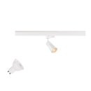 SLV 1012078 PURI 2.0 LAMP SET Cone 3~ Spot INKL. PAR16 GU10 3000 K GU10 1 x 6 W PHASE 38° Weiß