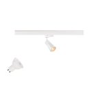 SLV 1012079 PURI 2.0 LAMP SET Cone 3~ Spot INKL. PAR16 GU10 2700 K GU10 1 x 6 W PHASE 38° Weiß