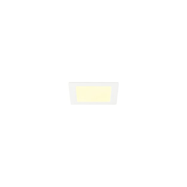SLV 1012229 SENSER 2.0 18 RL eckig DALI Deckeneinbauleuchte 3000 K / 4000 K 12 W 90° Weiß