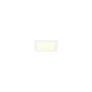 SLV 1012229 SENSER 2.0 18 RL eckig DALI Deckeneinbauleuchte 3000 K / 4000 K 12 W 90° Weiß