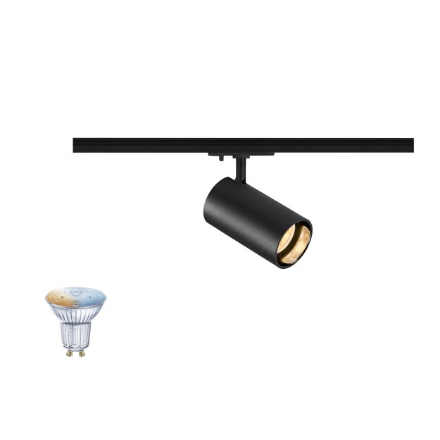 SLV 1012498 ASTO TUBE SMART SET 1PH. GU10 PAR16 ZIGBEE TW 1~ Spot Schwarz