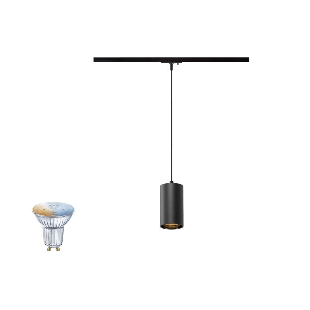 SLV 1012500 ASTO TUBE SMART SET 1PH. PD GU10 PAR16 ZIGBEE TW 1~ Spot Schwarz