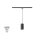 SLV 1012500 ASTO TUBE SMART SET 1PH. PD GU10 PAR16 ZIGBEE TW 1~ Spot Schwarz