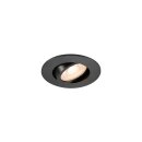 SLV 1012624 UNIVERSAL DOWNLIGHT SLIM RL PHASE Deckeneinbauleuchte 2700 K / 3000 K / 4000 K 6 W Schwarz