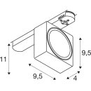SLV 1010844 EURO CUBE 2 M 3~ Spot rechteckig 3000K 14 W DALI 2 40° Weiß / Schwarz