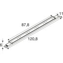 SLV 1011167 BATTEN INDUSTRY V Wand- und Deckenaufbauleuchte 1208 114 840 MB ML WH DALI