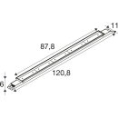 SLV 1011168 BATTEN INDUSTRY V Wand- und Deckenaufbauleuchte 1208 114 840 WB ML WH DALI