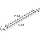 SLV 1011193 BATTEN INDUSTRY P Wand- und Deckenaufbauleuchte 1782 237 840 MB ML WH