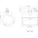 SLV 1011515 TRACKSPOT P SQ 3PH. 64 940 ML DALI WH