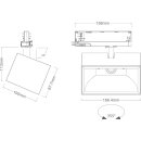 SLV 1011516 TRACKSPOT P SQ 3PH. 62 930 ML BK