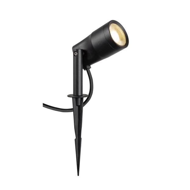 SLV 1011598 SYNA GARDEN SP Erdspiessleuchte 150 cm Anschlusskabel IP44/IP65 2200 K 6,2 W 36° Schwarz