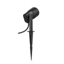 SLV 1011598 SYNA GARDEN SP Erdspiessleuchte 150 cm Anschlusskabel IP44/IP65 2200 K 6,2 W 36° Schwarz