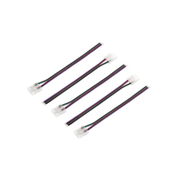 SLV 1012286 LEDSTRIP VERBINDER COB EINSPEISER RGBW S klar