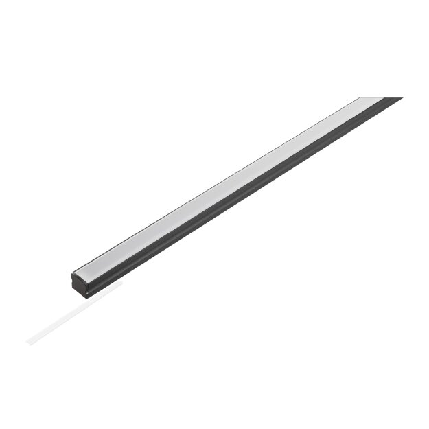 SLV 1012477 LEDSTRIP SET PROFIL AUFBAU + DIFFUSOR 5*1M S Schwarz