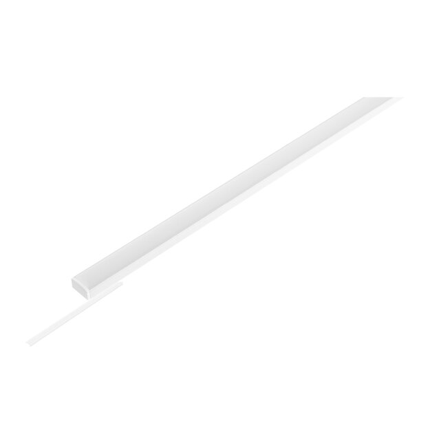SLV 1012480 LEDSTRIP SET PROFIL AUFBAU FLACH + DIFFUSOR 5*1m S Weiß