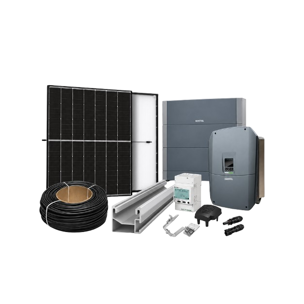 Speedkit 8,46 kWp / 6,4 kWh 18x Trina 470BW + Kostal Helivor + Gestell