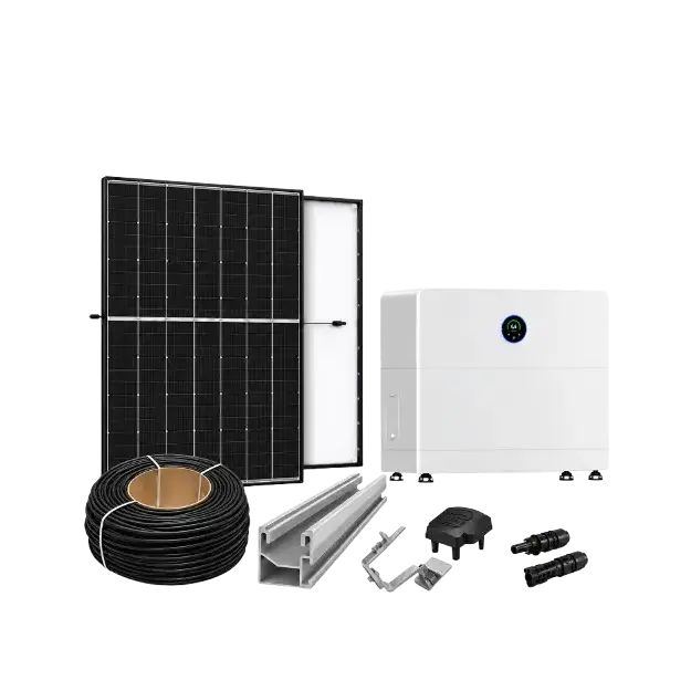 Speedkit 13,16 kWp / 13,0 kWh 28x Trina 470BW + GoodWe AIO + Gestell