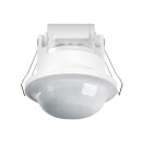 ESYLUX BASIC EXPRESS PD 360° 24 IR 1C FM IP23 WH Deckeneinbau-Präsenzmelder Reichweite ca. Ø 24 m Nulldurchgangsschaltung fernbedienbar EB10432194