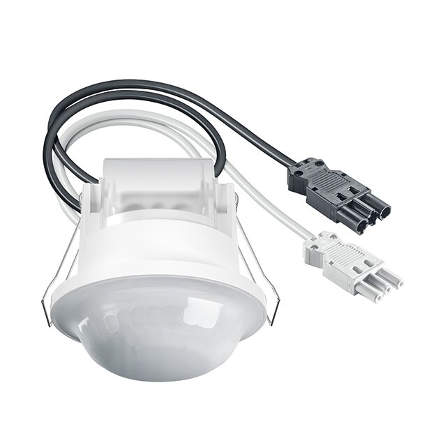 ESYLUX BASIC EXPRESS MD 360° 24 IR 1C FM IP23 WH GST18 Deckeneinbau-Bewegungsmelder Reichweite ca. Ø 24 m Nulldurchgangsschaltung fernbedienbar EB10432224