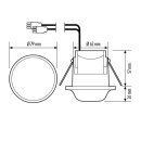 ESYLUX BASIC EXPRESS MD 360° 24 IR 1C FM IP23 WH...