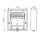 ESYLUX WILMA WALL BASE UNIT AN Ersatz-Wandsockel zur Verwendung mit Leuchten der Serie WILMA EL10851155