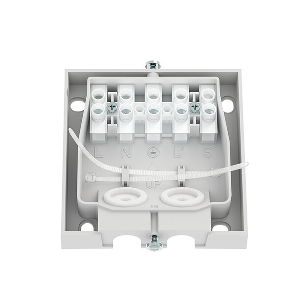 ESYLUX SUNJA 10/30W WALL BASE UNIT WH Ersatz-Wandsockel zur Verwendung mit Leuchten 10/30W der Serie SUNJA EL00811074