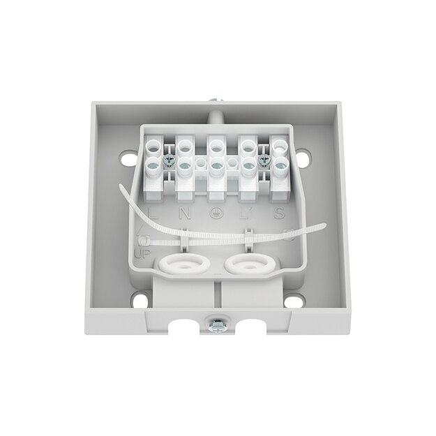 ESYLUX SUNJA 48/70W WALL BASE UNIT WH Ersatz-Wandsockel zur Verwendung mit Leuchten 48/70W der Serie SUNJA EL00811098