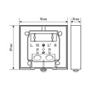 ESYLUX SUNJA 48/70W WALL BASE UNIT WH Ersatz-Wandsockel...