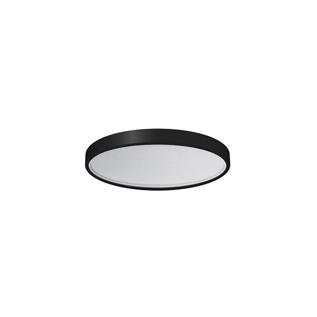 ESYLUX SVENJA CL 450 DDP OP 3400 8TW IP20 DALI-2 DT8 BK Runde flache LED-Anbauleuchte mit pulverbeschichtetem Aluminiumgehäuse DALI-2-Lichtsteuerung (DT8) und Tunable White EO10850462
