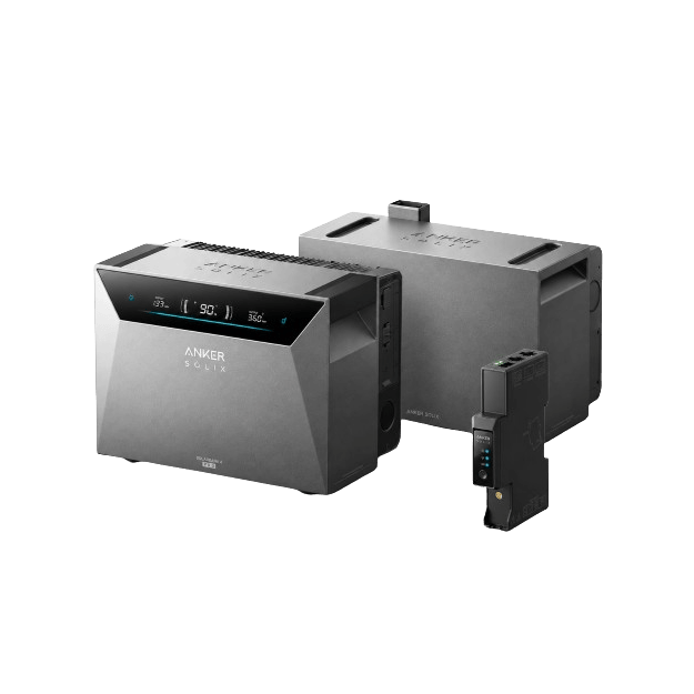 Anker SOLIX Solarbank 4 E5000 Pro Set 10,048 kWh mit 1× BP5000 Erweiterungsakku, Smart Meter Gen 2, 3-phasig