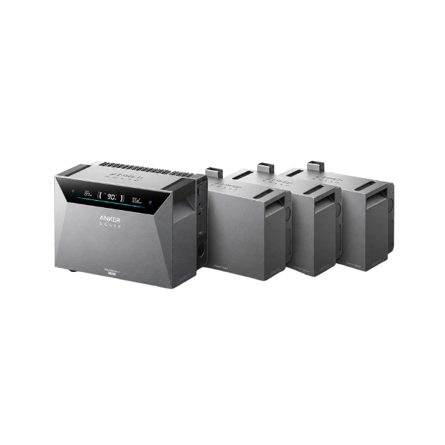 Anker SOLIX Solarbank 4 E5000 Pro Set 20,096 kWh mit 3× BP5000 Erweiterungsakku