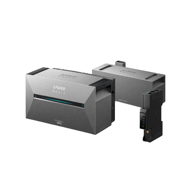Anker SOLIX Solarbank 3 E2700 Pro Set 5,376 kWh mit 1× BP2700 Erweiterungsakku, Smart Meter Gen 2, 3-phasig