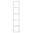 Exklusives Angebot: Busch-Jaeger 1725-884K future® linear-Abdeckrahmen 5-fach Rahmen (Kunststoff (lackiert)) Studioweiß Matt future® linear 2CKA001754A4418 - nur für kurze Zeit!