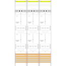 F-Tronic 7143386 Zählerfeld Z369-HSP 3-feldrig...