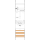 F-Tronic 7141512 Zählerfeld Z117L-ZSK-HSP 1-feldrig H=1050mm 1-3.HZ lange Kabel 1 ZSK-Set 1 HSP Z117L-ZSK-HSP