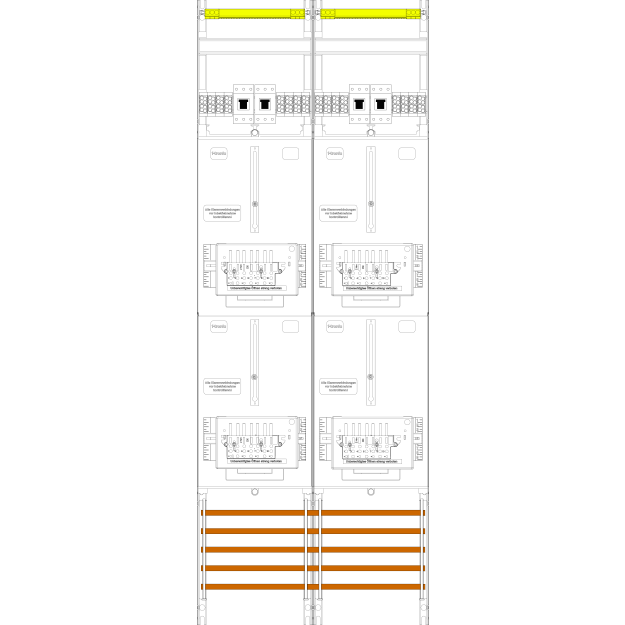 F-Tronic 7143534 Z&auml;hlerfeld Z249-ZSK-HSP 2-feldrig...