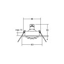 Brumberg 2191.22 Einbaustrahler GX 5,3 max. 13 W LED...