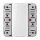 Exklusives Angebot: Jung CD5094TSEM KNX Tastsensor-Erweiterungsmodul Universal 4fach (Thermoplast bruchsicher) Weiß Serie CD - nur für kurze Zeit!
