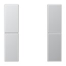 Exklusives Angebot: Jung AL2502TSA Tastensatz komplett...