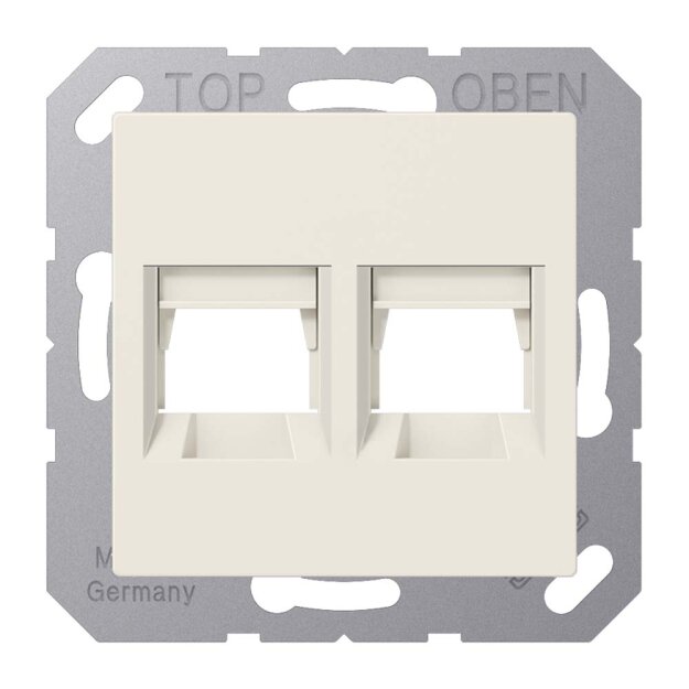 Exklusives Angebot: Jung A1569-25WE Abdeckung f. Modular-Jack 2fach WE (TE-connect.) (Thermoplast bruchsicher) Weiß Serie A - nur für kurze Zeit!
