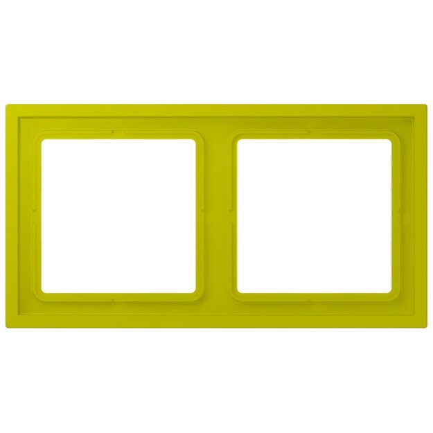 Exklusives Angebot: Jung LCZ982BF249 Rahmen 2-fach LC4320F (Thermoplast lackiert) Vert Olive Vif Les Couleurs® Le Corbusier - nur für kurze Zeit!
