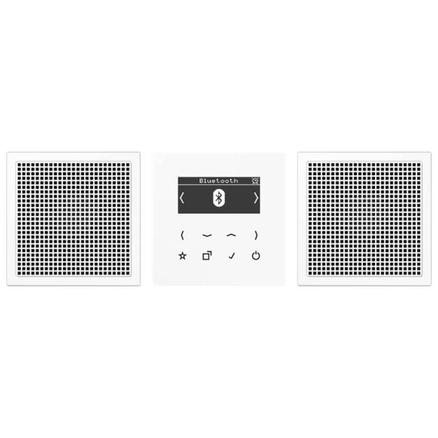 Exklusives Angebot: Jung DABLS2BTWW Smart Radio DAB+ mit Bluetooth - Set Stereo Alpinweiß - nur für kurze Zeit!