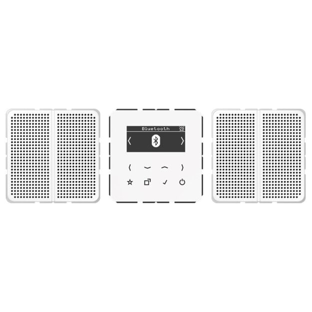 Exklusives Angebot: Jung DABCD2BTWW Smart Radio DAB+ mit Bluetooth - Set Stereo (Duroplast) Alpinweiß Serie CD - nur für kurze Zeit!