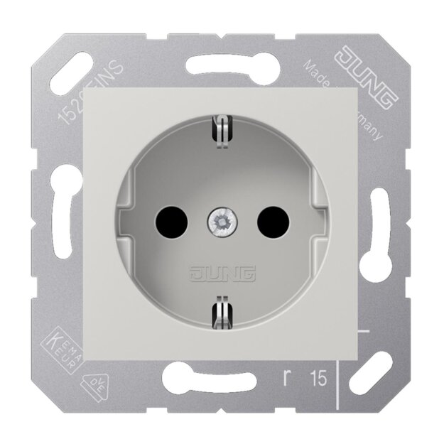 Exklusives Angebot: Jung CD5120BFLG SCHUKO Steckdose f.Klappdeckel (Thermoplast bruchsicher) Lichtgrau Serie CD - nur für kurze Zeit!