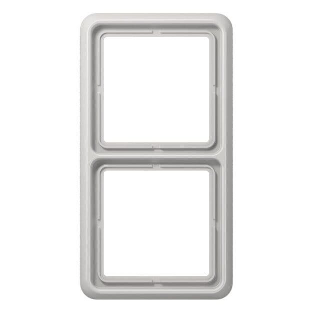Exklusives Angebot: Jung CD582WULG Rahmen 2fach (Thermoplast bruchsicher) Lichtgrau Serie CD - nur für kurze Zeit!