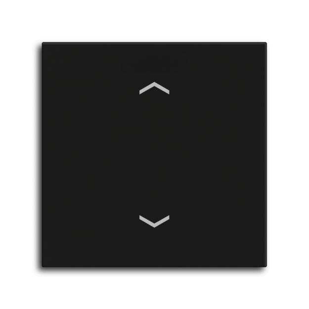 MDT TAL-55BW1A06.02 Wippe für KNX Taster Jalousie Light 55 Basic 1-fach Schwarz matt